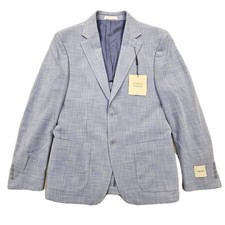 Calvin Klein Mens 38S Slim-Fit Sport Coat Light Blue