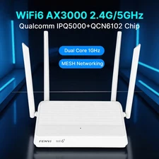 WiFi 6 AX3000 Range Extender, Wireless Repeater Router, Signal Amplifier Booster