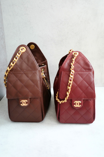 BNIB Chanel 25K Small Hobo Bag Dark Brown Grained Calfskin with Gold Hardware - Picture 23 of 23