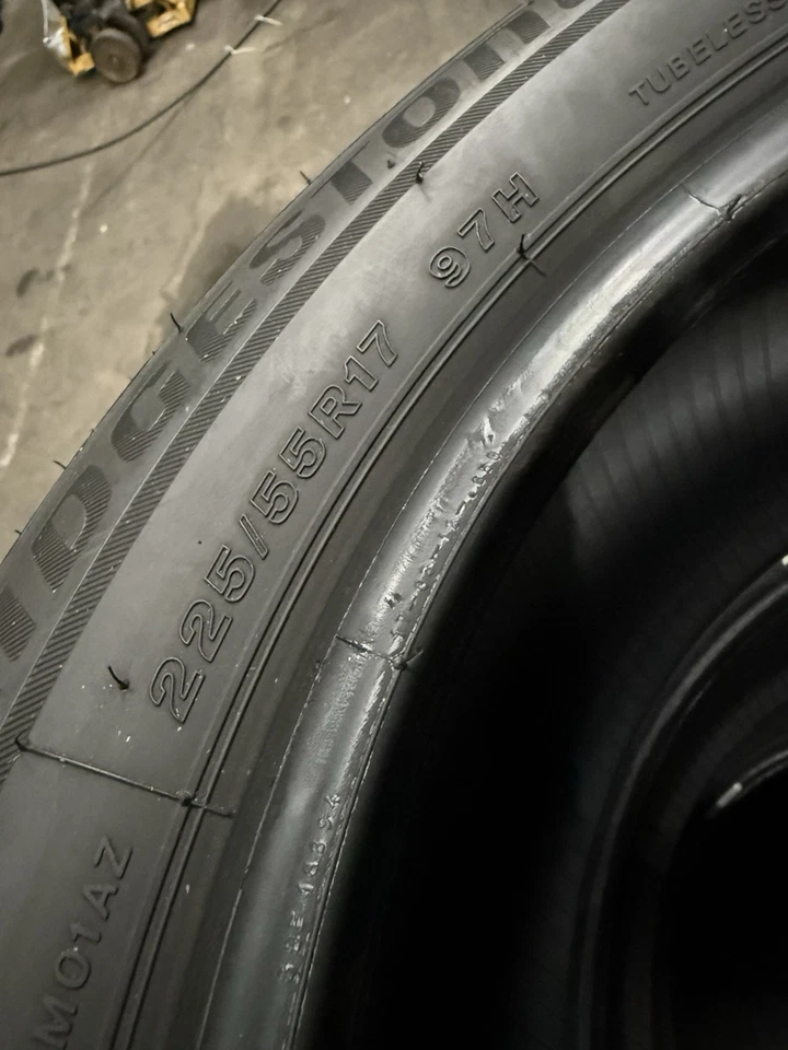 4x Bridgestone Blizzak LM001 225/55 R17 97H M+S RFT DOT 4518 6,5 - 7 mm - Bild 4 von 4