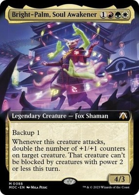 Bright-Palm, Soul Awakener (Extended Art) - NM M : Commander: MOM