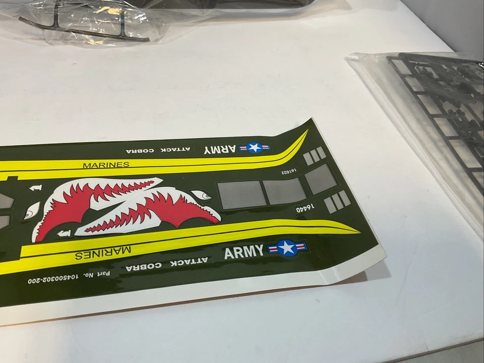 VINTAGE NOS COX ATTACK COBRA FUSELAGE CONTROL LINE HELICOPTER CL HELI FOR 049 - Image 4 of 4