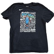 Nike WNBA T tee shirt L Sylvia Fowles Minnesota Lynx 25th Anniversary