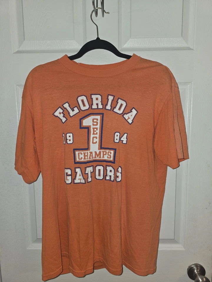 Vintage Florida Gators Men Shirt Single Stitch SZ M Ish 1984 Sec CHAMPS Grail - Image 2 of 4