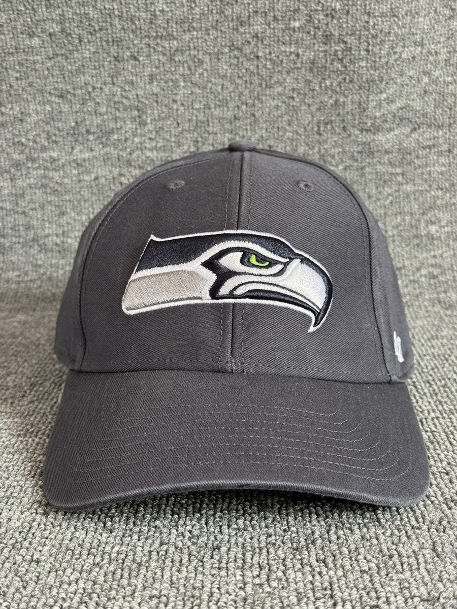 '47 Brand Seattle Seahawks Baseball Cap Strapback Gray OSFA NFL Hat