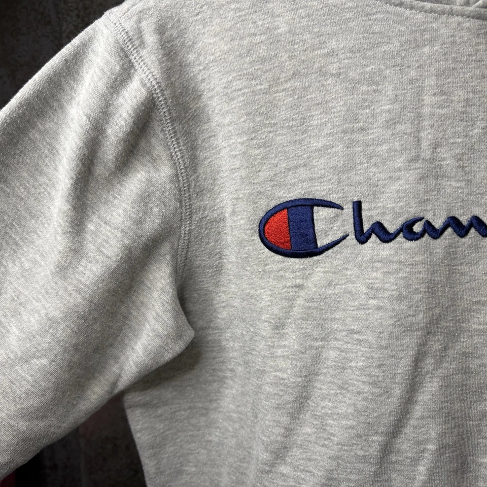 Champion Boys Youth Heritage Sudadera con Capucha XL Sudadera Blanca Foto 4 de 4