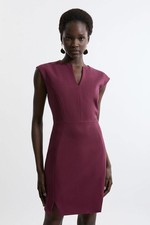 Karen Millen Bodycon Mini Dress UK10 in Red RRP £219