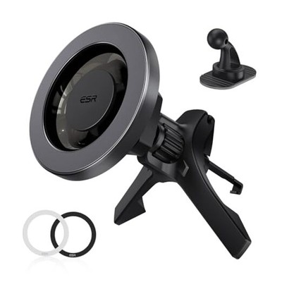  for MagSafe Car Mount, Air Vent/Dashboard Magnetic Phone Air Vent Mount Black