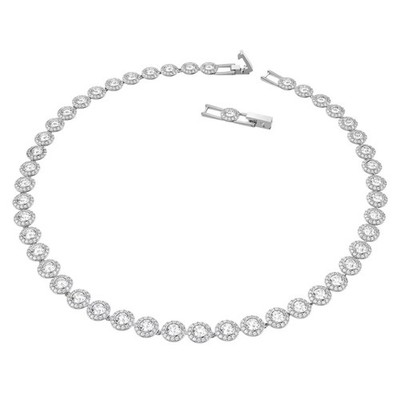 美品　スワロフスキー ネックレスUna Angelic Tennis Swarovski Women's Una Angelic Tennis Necklace Size One Size | eBay
