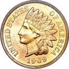 1909 1C Indian Cent PCGS MS64RD OGH (PHOTO SEAL)