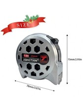 Stainless Steel Tape Measure Metric Waterproof Heavy Duty Pocket EDC Daily Carry