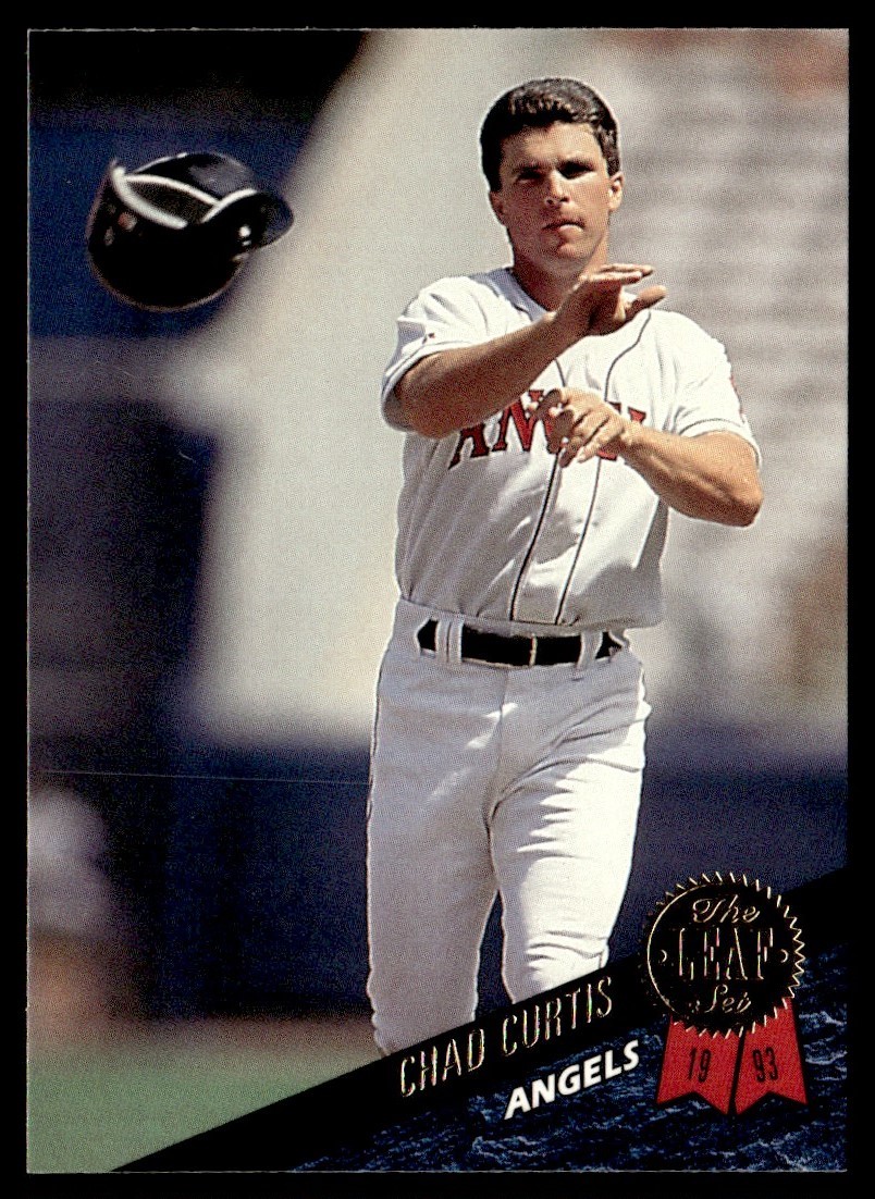 1993 Leaf Chad Curtis California Angels #227