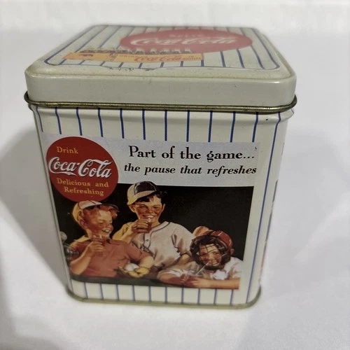 Vintage Coca-Cola Part Of The Game Tin