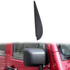 Right Door Side Mirror Triangle Flag Applique For Jeep Wrangler JK 2007-2018