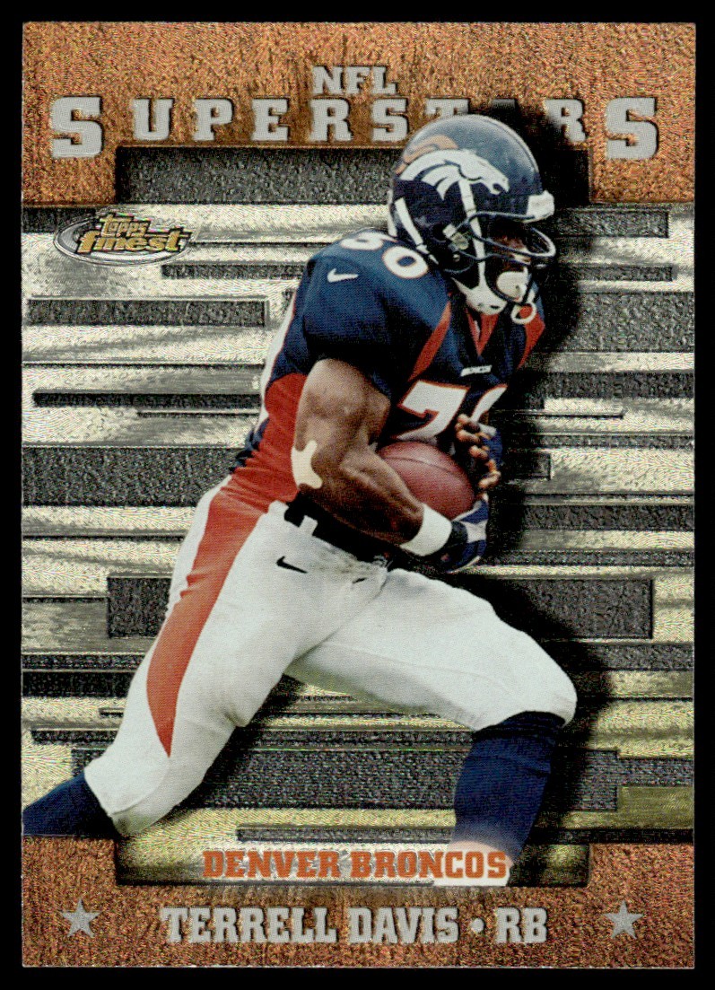 TERRELL DAVIS 2000 FINEST NFL SUPERSTARS #S7
