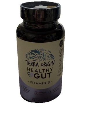 Terra Origin Healthy Gut with Vitamin D - Digestive Support (60 Capsules)