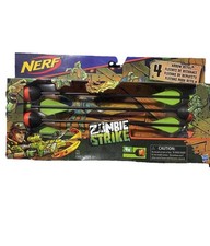 Nerf Zombie Strike Arrow.4 Refill Per Pack. Lot Of 2