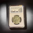 1937 / WALKING LIBERTY HALF DOLLAR [DB-6601-001] (VINTAGE) KEEPSAKE SLAB / EF+