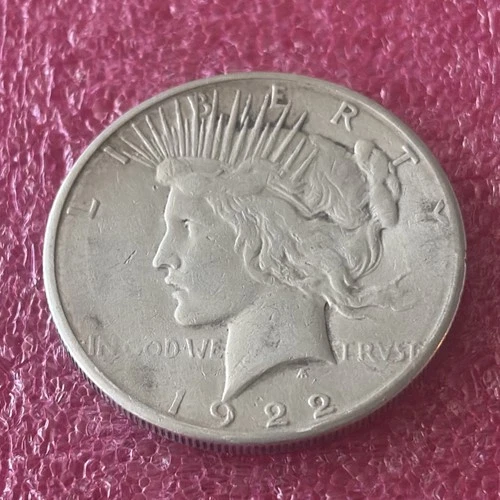 SILVER 1922 Peace Dollar - Brilliant 90% Silver RARE