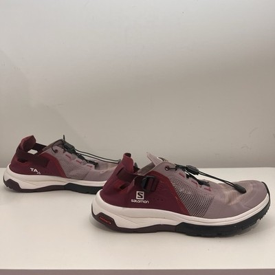 Salomon Tech Amphib 4 Water Shoes Quail Wine Tasting Women s Size 7