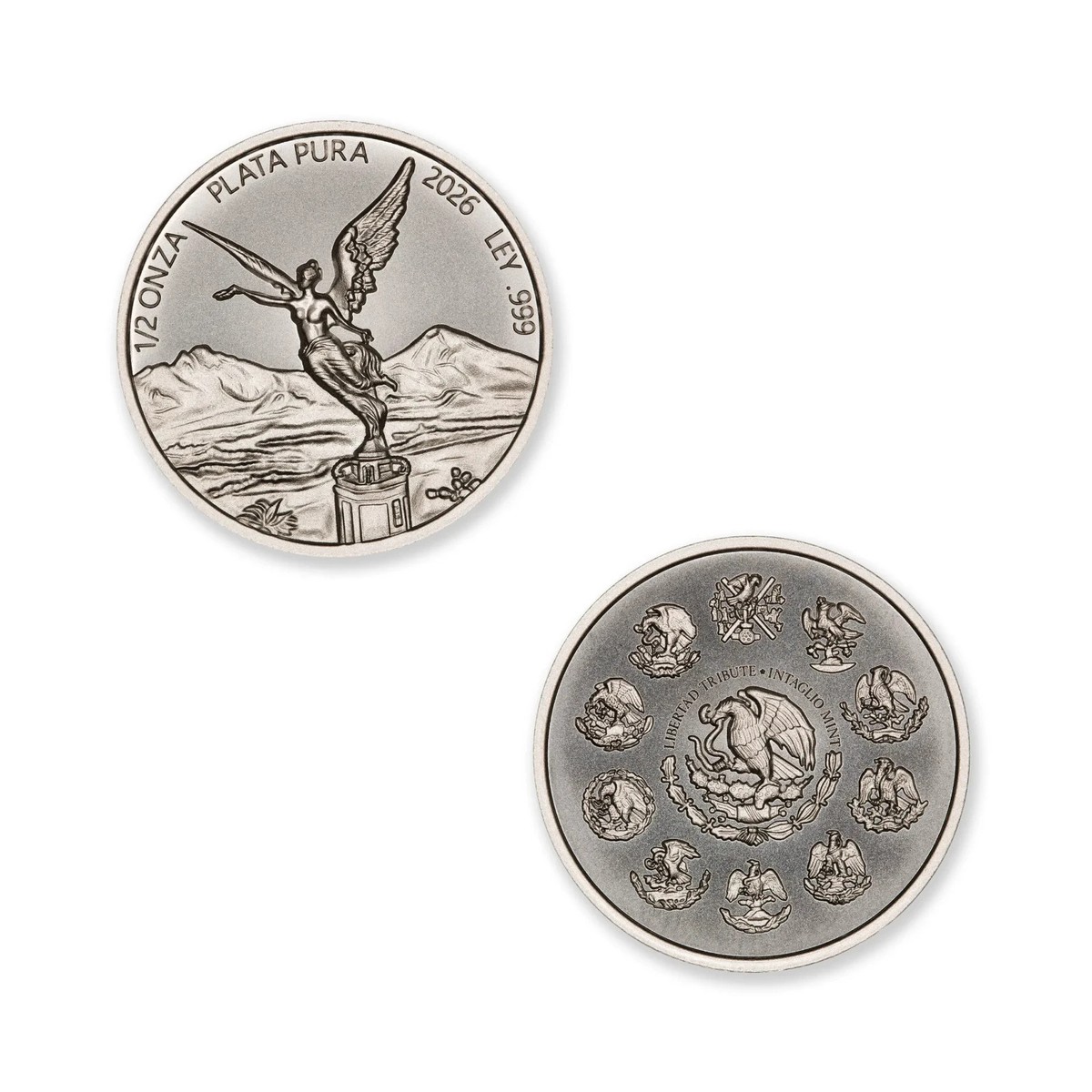 2026 Mexico LIBERTAD TRIBUTE – 1/2 TROY OUNCE .999 Fine Silver Bu