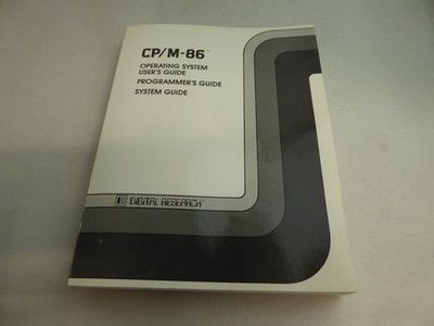 CP/M-86 Operating System User's Guide Digital Research 1981 Manual