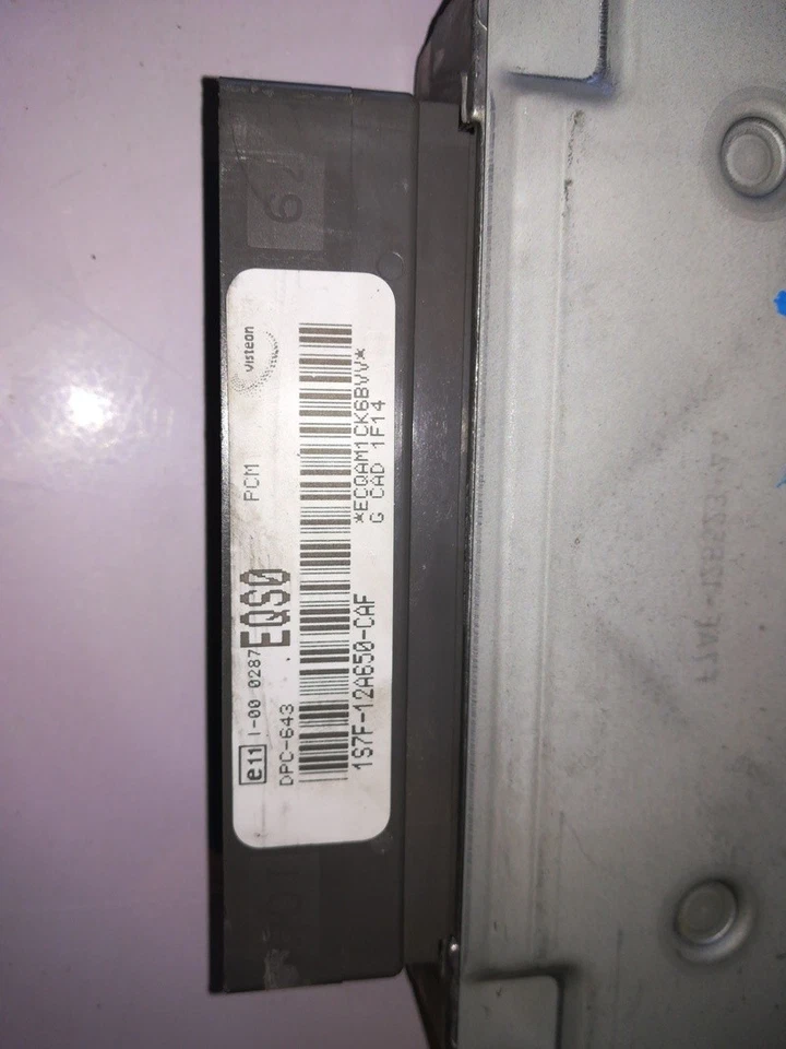 1S7F12A650CAF centralina motore FORD MONDEO III TURNIER 2.0 16V TDDI 437192 - Immagine 3 di 4