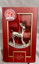 2024 LENOX 60th Anniv RUDOLPH RED NOSED REINDEER Baby  s 1st CHRISTMAS ORNAMENT