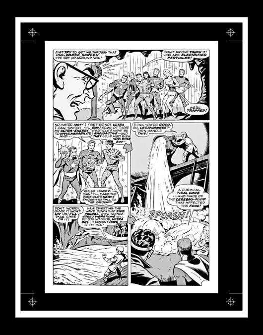 Pete Costanza Adventure Comics #363 Rare Production Art Pg 17 Monotone