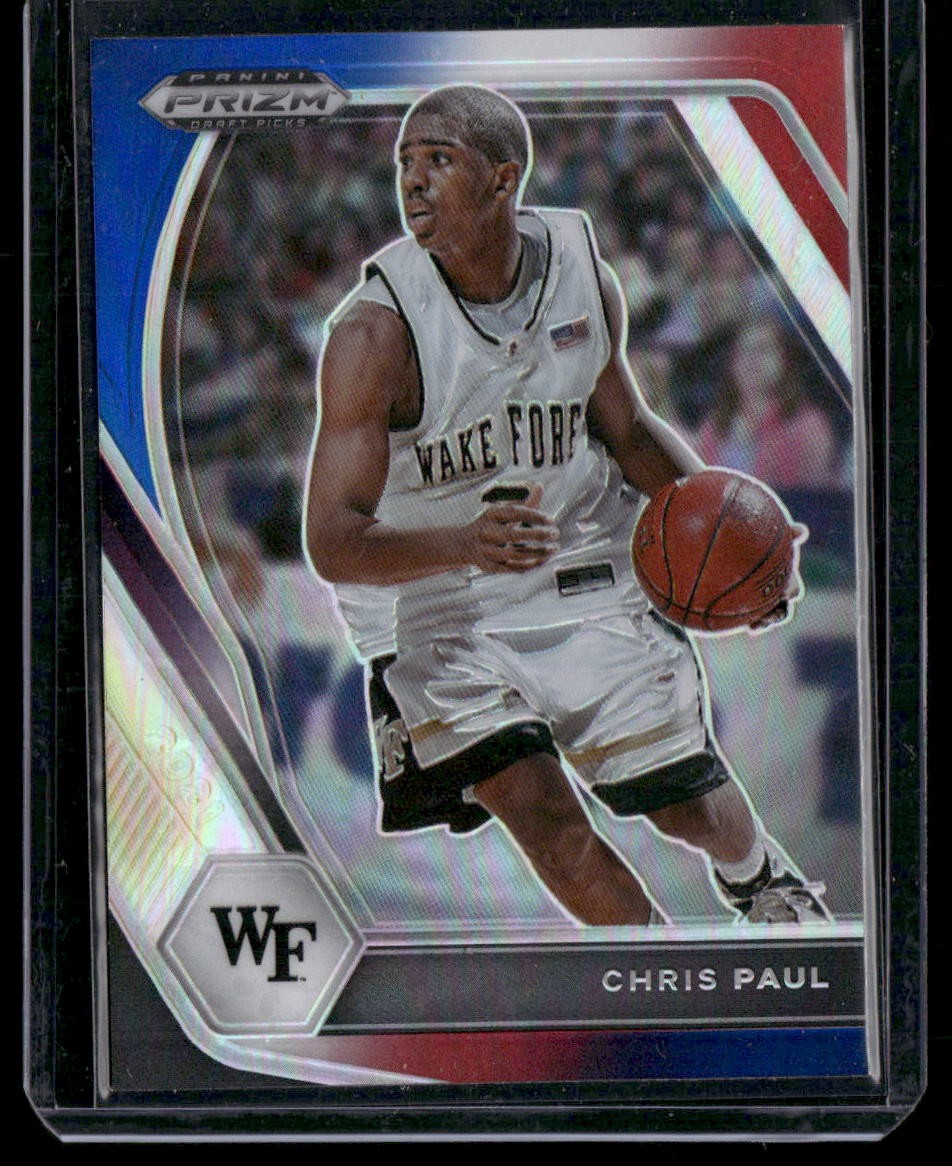 2021 Panini Prizm Draft Picks #68 Chris Paul Red White Blue
