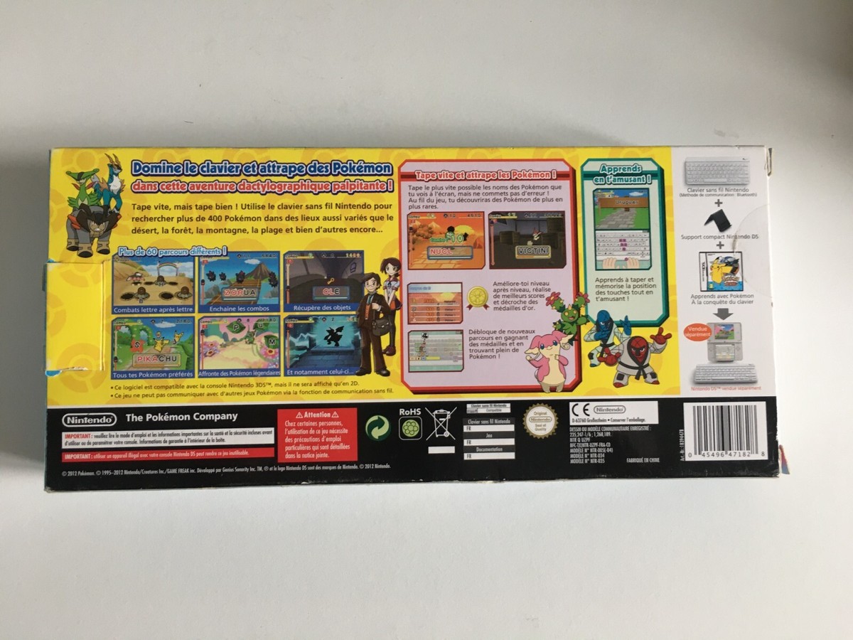 NINTENDO / POKEMON A LA CONQUETE DU CLAVIER / NINTENDO DS (neuf)