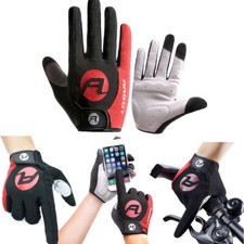 Cycling Full Finger Gloves Bicycle Gel Pad Anti Slip MTB Bike Touchscreen Gloves