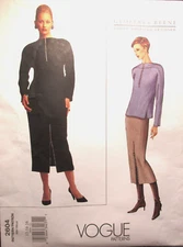 Vogue American Designer Pattern 2604 Geoffrey Beene Size-12-14-16