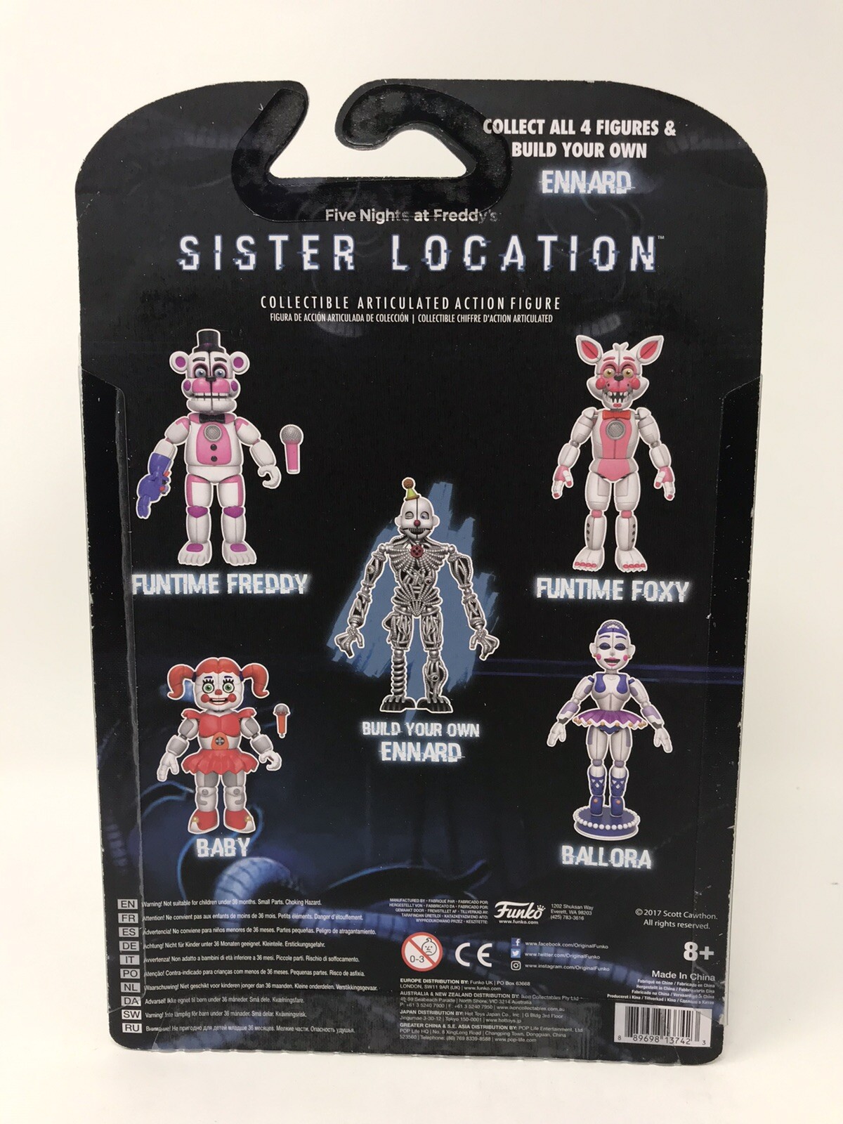 6pcs/lot Five Nights At Freddy's FNAF figure Foxy Funtime Foxy Ballora -  Supply Epic