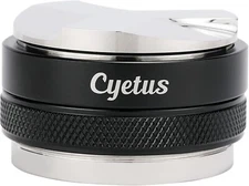 CYETUS 58mm Coffee Distributor and Tamper, Dual Head Coffee Leveler Fits for 58m