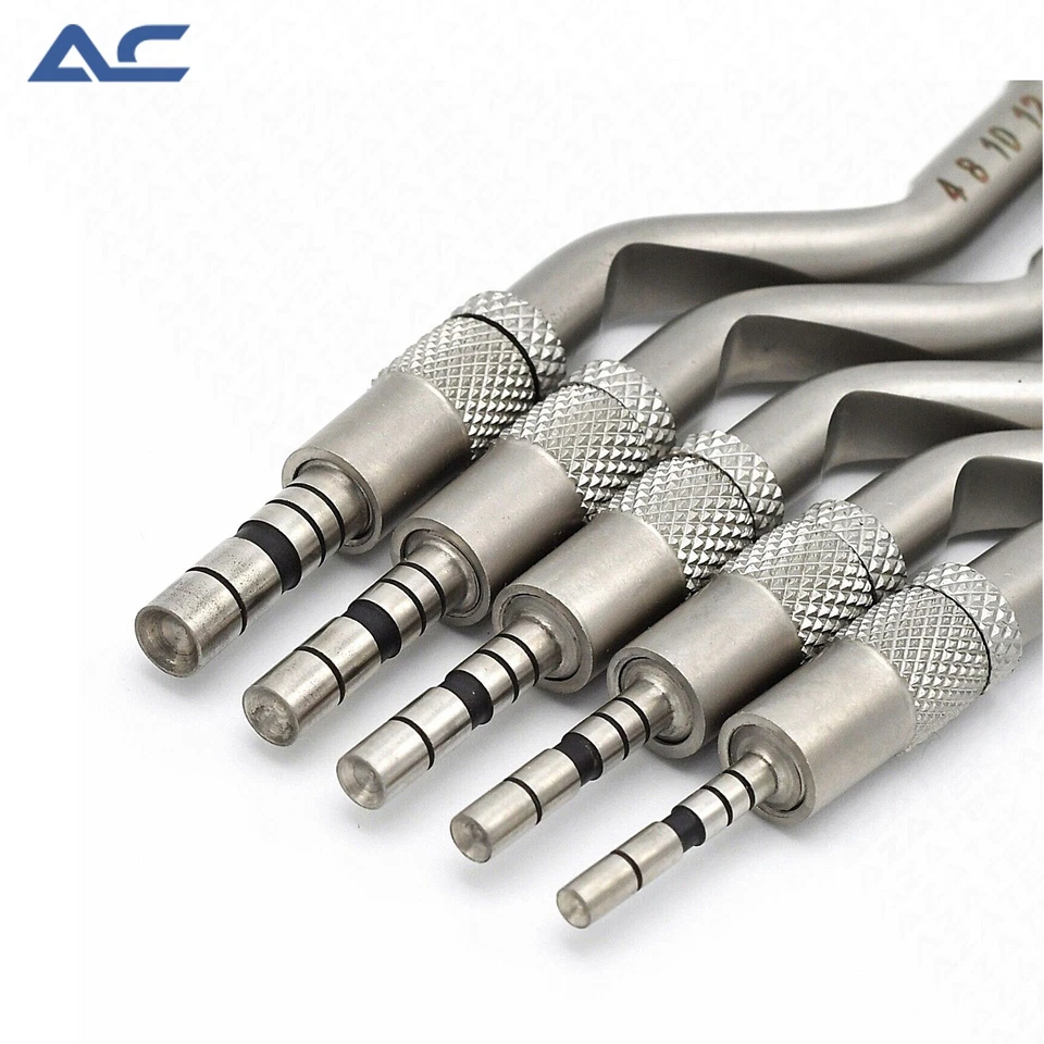 Azatek Sinus Lift Osteotomes Bayonet Concave Dental Implant Instruments Set