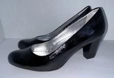 Marc Joseph NY Women Luxury Comfort Patent Leather Black Pumps Heels US 8