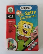 LeapFrog LeapPad Spongebob Squarepants Salty Sea Stories Storybook  Cartridge