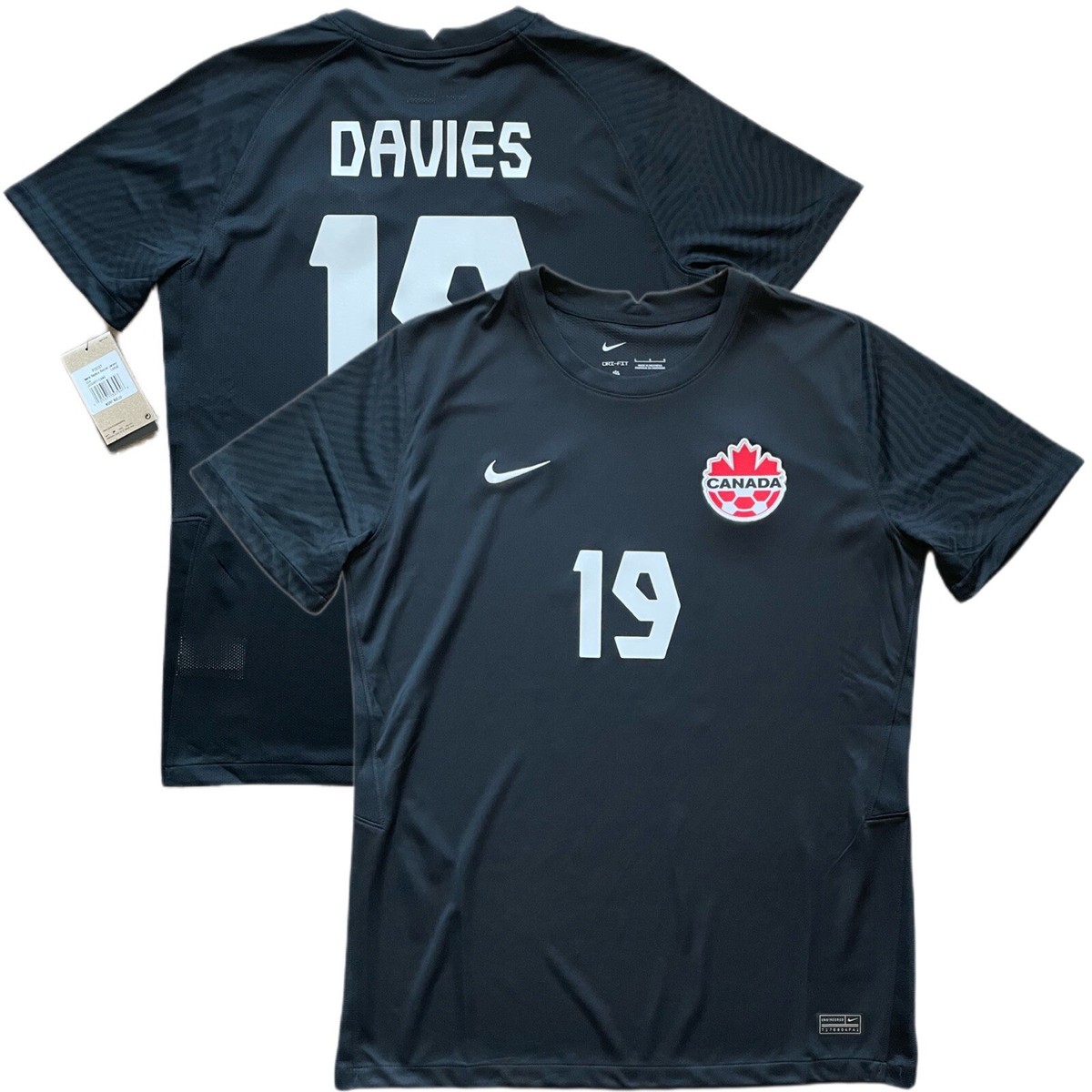 2022 Canada Third Jersey #19 Davies Large Nike Soccer World Cup