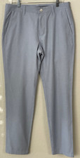 BONOBOS Performance Golf Athletic Fit Polyester Chino Golf Pant Blue EUC