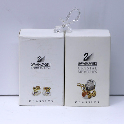 Swarovski Crystal Memories Crystal Baby Shoes Stroller Pacifier
