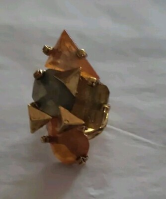 Erickson Beamon Rocks Statement Ring Size 7