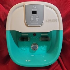 BUBBLE FOOT SPA BATH MASSAGER Misiki MM-20A Red Light BLUE GREEN home therapy