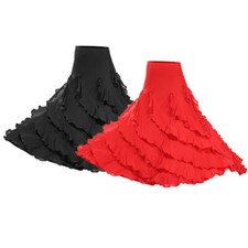 Neu Latein Flamenco Ballsaal Tanzkleid modern Tango Walzer Rock