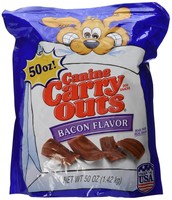 Canine Carry Outs Dog Treats Bacon 50-ounce - Free Shipping Canine Carry Outs Dog Treats Bacon 50-ounce - Free Shipping