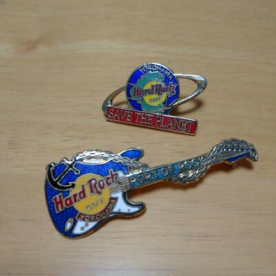 Two Hard Rock Cafe Yokohama pins