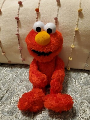 Sesame Street Tickle Me Elmo Red Plush Toy Laughs, Shakes And
