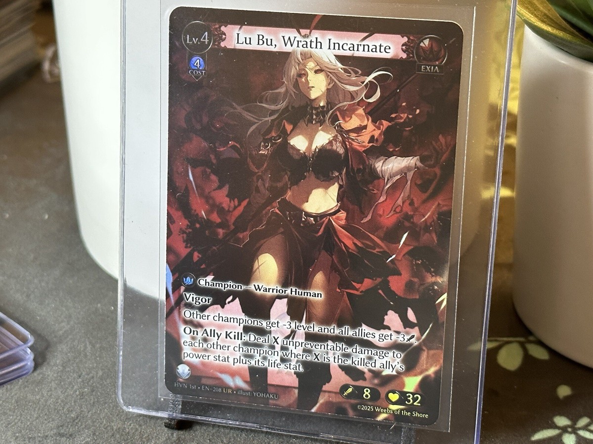 その他 Lu Bu, Indomitable Titan Foil Foil Lu Bu, Indomitable Titan EN-208 Abyssal Heaven Ultra