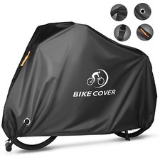 Heavy Duty 300D Bicycle Cover Waterproof Outdoor Storage Cover Black M