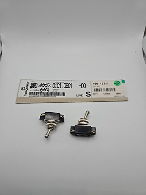 2x MARQUARDT 101 2x EIN Netzschalter Kippschalter 2A/250V Vintage NOS Kl11-5#D